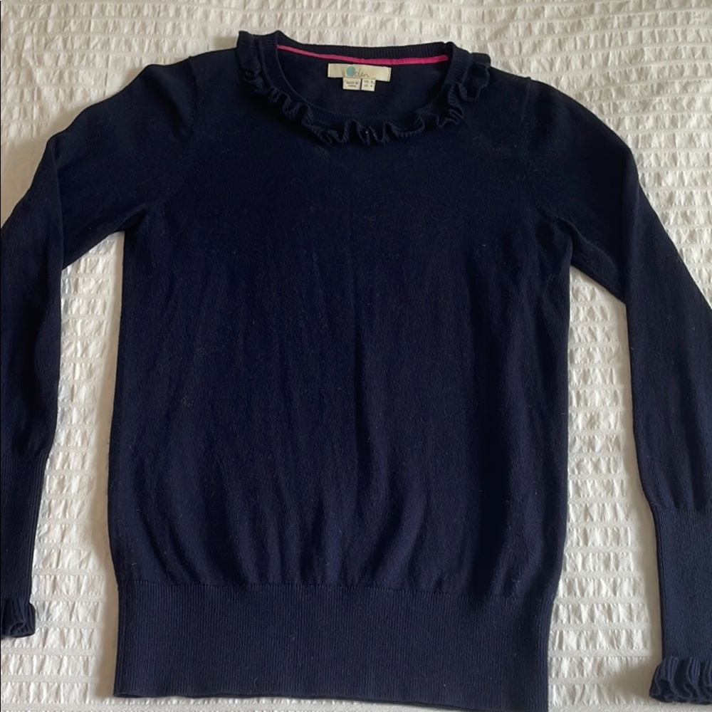 Boden Navy Crew Neck Sweater - Picture 2 of 7